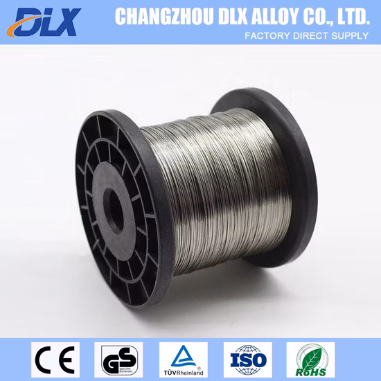 ASTM B863 Ti6al4V Gr3 Gr4 Liga de titânio puro em forma de liga de memória de titânio e níquel Nitinol SMA Fio